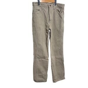 Wrangler 936TAN Cowboy Cut Slim Fit Tan Western Rodeo Denim‎ Jeans 31x32